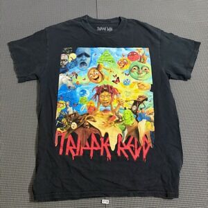 Trippie Redd Graphic T-Shirt Black Size M